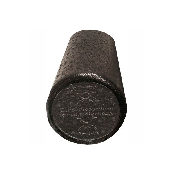 CanDo Black Composite Foam Roller, Round, 6" Dia. x 12"L